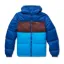 Cotopaxi Solazo Hooded Down Jacket Mens in Pacific and Saltwater